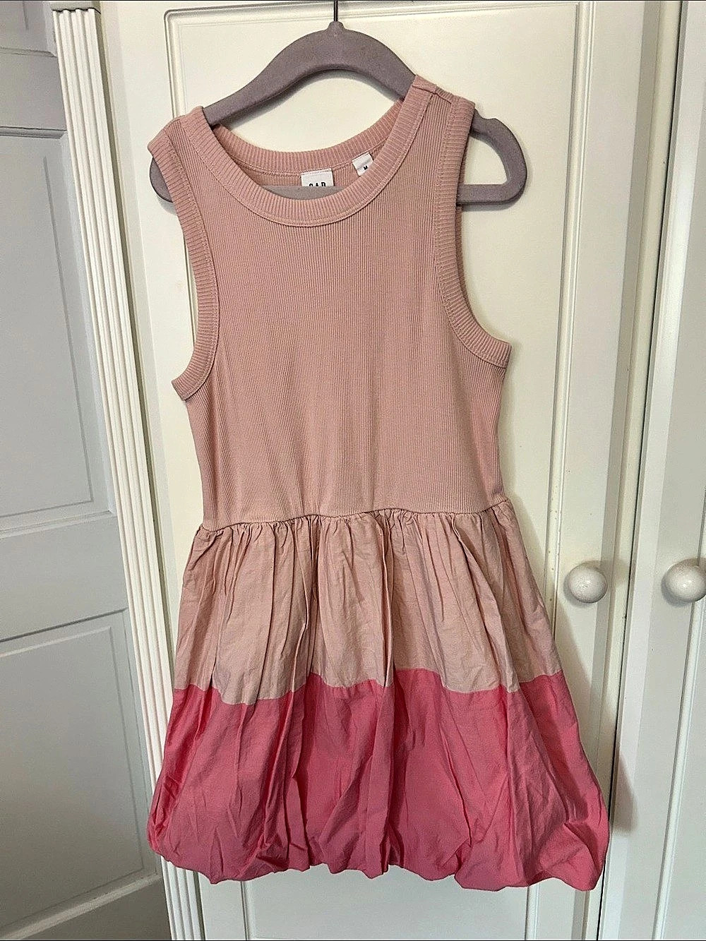 GAP Girls Color Block Dress Size Medium Like New